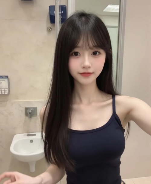 清冷感短发真的很韩系！